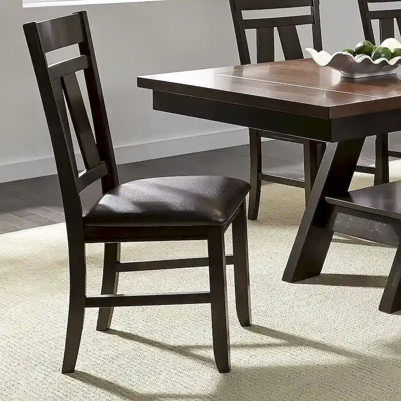 Chaise à lattes (Lot de 2)