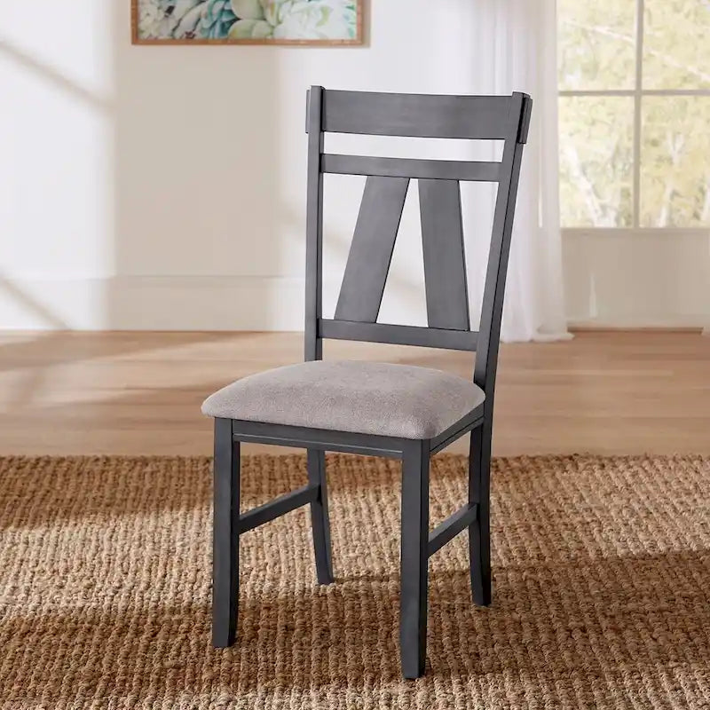 Chaise à lattes (Lot de 2)