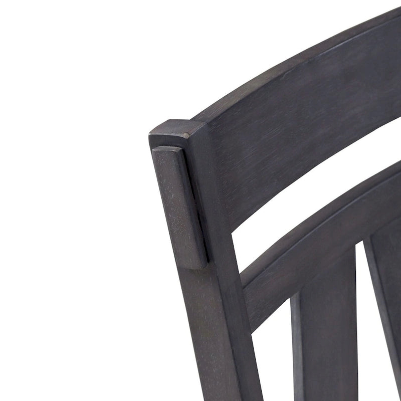 Chaise à lattes (Lot de 2)