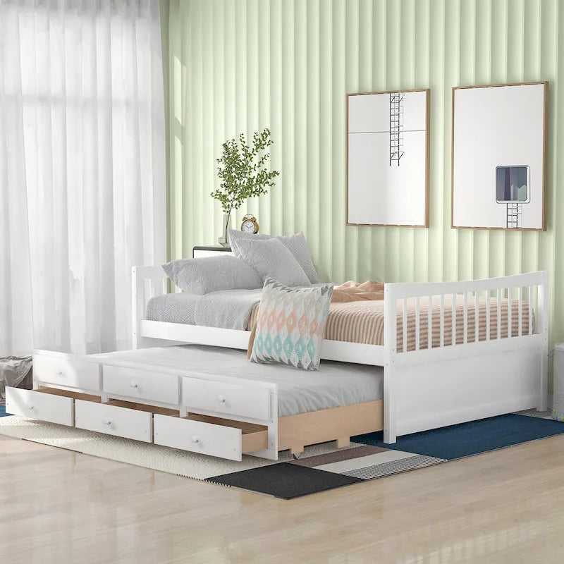 Daybed with Trundle and Drawers