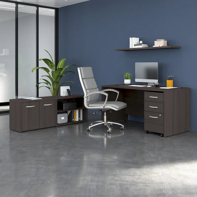 Bureau de 60 pouces (avec retour et caisson)