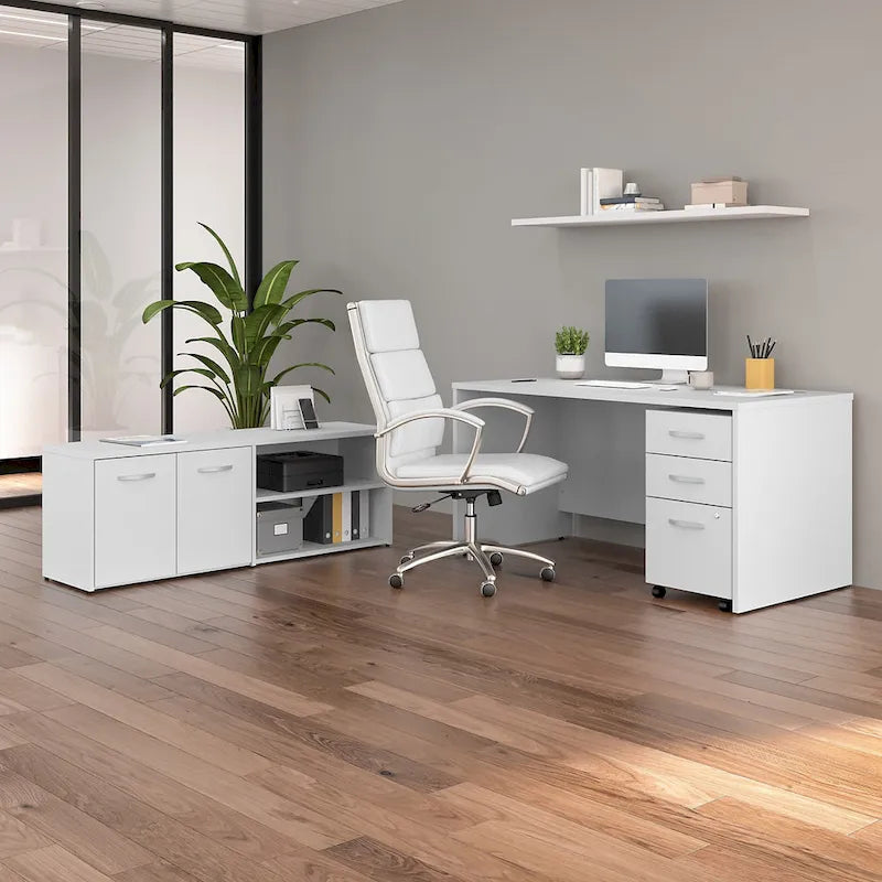 Bureau de 60 pouces (avec retour et caisson)