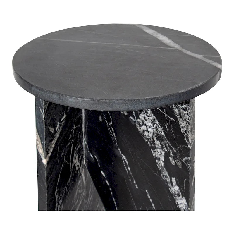 Table d'appoint ronde géométrique moderne