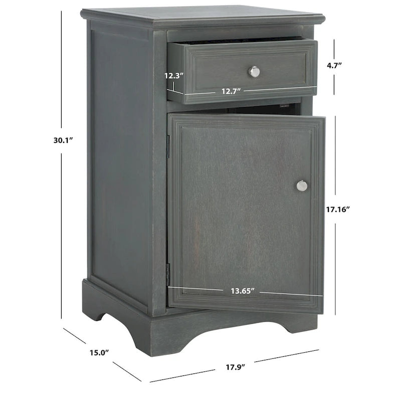 Table d'appoint - 17,9 x 15 x 30,1 - 18La x 15P x 30H