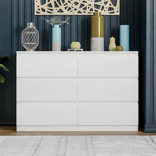 Commode double à 6 tiroirs pour Chambre Salon Couloir