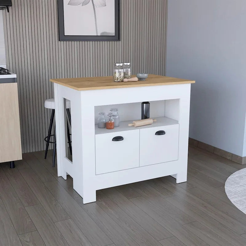 Bahut de cuisine îlot de rangement